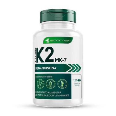 Imagem de Vitamina K2 Mk7 Menaquinona 149mcg 120 Cápsulas Ecomev