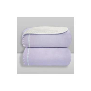 Imagem de Manta Laço Bebê Velvet Moon Frame - LACO BEBE, 90X110, LILAS
