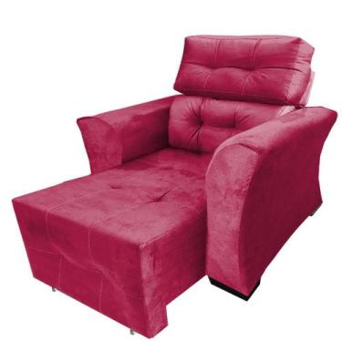 Imagem de Poltrona Amamentação Reclinável Retrátil Grécia - Silverio Decor, VERM