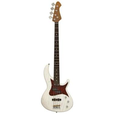 Imagem de Contrabaixo Aria Pro Ii 313-mk2 Detroit 4 Cordas Open-pore White