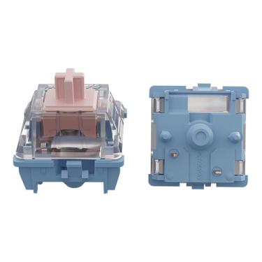 Imagem de Gateron Melodic Keyboard Switch,Clicky 5 Pin RGB LED Factory Pre-lubed 60gf Key Switches,for Mechanical Gaming Keyboard(Melodic,72pcs)