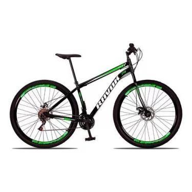 Imagem de Bicicleta Bike Aço Verde 21 Marchas Aro 29 - Ravok, Verde