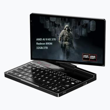 Imagem de GPD Mini Notebook Pocket 4 Com Tela Sensível Ao Toque De 8,8", Estrutura Alumínio Umpc, Windows 11 Home Os, Amd Ryzen Ai 9 Hx 370, 32 Gb/2 Tb (Âmbar Preto)