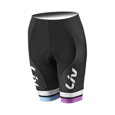 Imagem de Calções de Ciclismo MTB Femininos - Verão, 19D Gel Pad, Calças Justas 