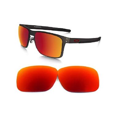 Imagem de Lentes de substituição Galaxy para Oakley Holbrook Metal OO4123 (não Holbrook normal), cor vermelha polarizada