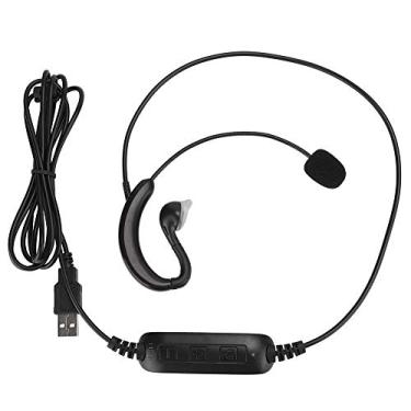 Imagem de Fone de Ouvido USB HONCE Com Mudo e Ajuste de Volume para o Skype Qq Msn Bate- On-line e Jogos Em Computadores de Mesa e Notebook