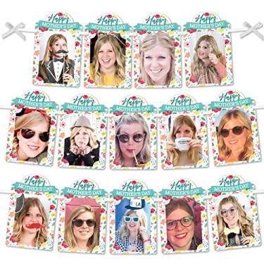 Imagem de Big Dot of Happiness Colorido floral feliz dia das mães - DIY We Love Mom Party Decor - Exibição de imagem - Banner fotográfico