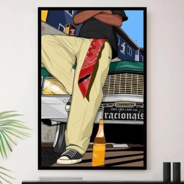 Imagem de Genérico, Quadro Racionais Mc Capa Game Desenho Decorativo A3 35x45cm