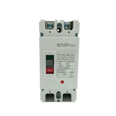 Imagem de Disjuntor Snetec Caixa Moldada Bipolar 2P 160A 500V DC CC