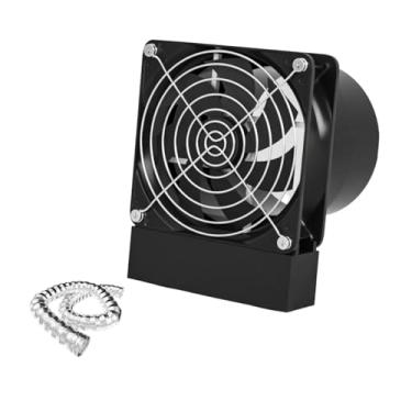 Imagem de MERIGLARE Ventilador de solda, exaustor, equipamento de soldagem de oficina, extrator de fumaça de solda ajustável para cozinha, garagem, uso doméstico, com Mangueira de 600 Cm