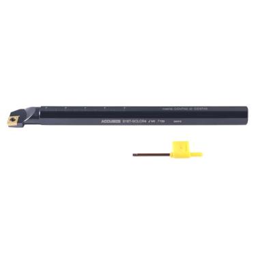 Imagem de Accusize Industrial Tools Barra de mandrilar intercambiável Sclcr de 2,5 cm com inserção Ccmt432 instalada, P252-S409