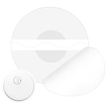 Imagem de LiangMai Pacote Com 20 Adesivos Freestyle Para Sensores Libre 1/2/3, À Prova D'Água E Transparentes Por 14 Dias, Sem Cola No Centro, Fita Pré-Cortada, Proteção Contínua Durante Esportes