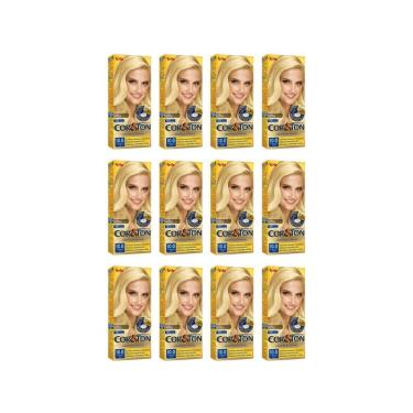 Imagem de Coloraçao Cor&Ton 10.0 Louro Ultra Claro 50G - Kit C/12Un