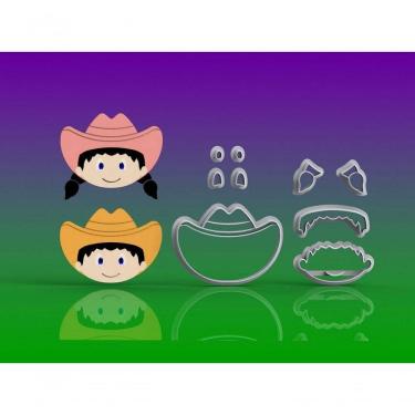 Imagem de Cortador Fazendinha Fazendeiros Modular Mod 2 Tamanho 6cm