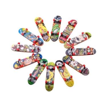 Imagem de Dedo skate skatepark mini rampa skate com rodas de metal dedo teck bri