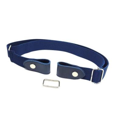 Imagem de Cinto Elástico Sem Fivela Masculino Feminino Color Plus - Fonte, Preto