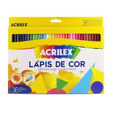 Imagem de Lápis de Cor, Sextavado, 36 Cores, Acrilex