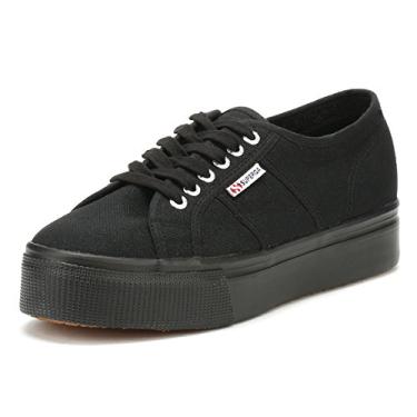 Imagem de Superga Tênis feminino 2790acotw Linea Up and Down, Preto (totalmente preto 996), 6