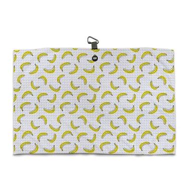 Imagem de Toalha de golfe waffle de microfibra magnética – Engraçada grande 40,6 cm x 61 cm Clean Golf Club Ball Magnet Clip para pendurar no carrinho Forte Força Premium Ultra Absorvente Disco Preto Masculino