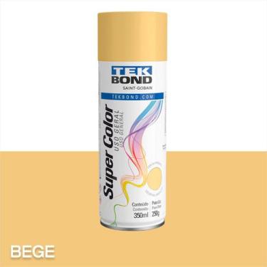 Imagem de Tinta Spray Tek Bond Secagem Rápida 350ml Kit 3, Bege