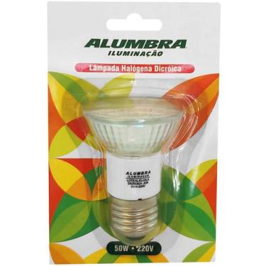 Imagem de Lâmpada Halogena Dicroica Jdr Alumbra 50w 220v E27 Quente