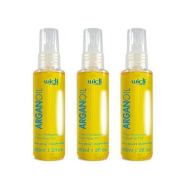 Imagem de Kit 3 Argan Oil Óleo Hidratante 60ml - Widi Care