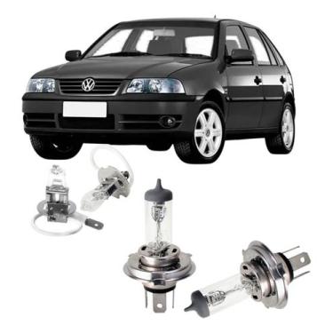 Imagem de Kit lampadas halogenas foco simples para vw gol g3 parati saveiro g3 1