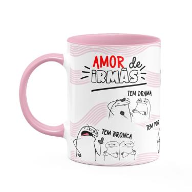 Imagem de Caneca Flork Irmãos - Amor de irmãs - B-pink