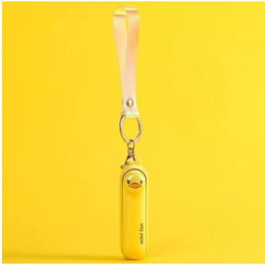 Imagem de mini fanventilador kipas portátil mão dobrável cabeceira escritório carga usb bateria mesa resfriamento pato