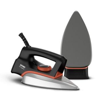 Imagem de Ferro a Seco Antiaderente 1200w FS31 Preto e Terracota 220v Arno, Pret