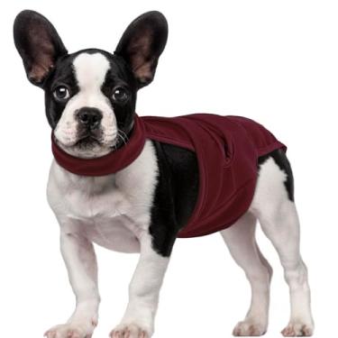 Imagem de QBLEEV Fraldas para cães fêmeas com suspensórios ajustáveis – Calcinha higiênica lavável para cães com calor ou incontinência, roupa íntima reutilizável à prova de fuga para animais de estimação para