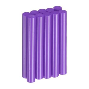 Imagem de HARFINGTON 10 peças de bastões de cola quente 1 cm de diâmetro x 10 cm de comprimento EVA mini adesivo adesivo quente derretimento para pistola de derretimento a quente, madeira, plástico, vidro