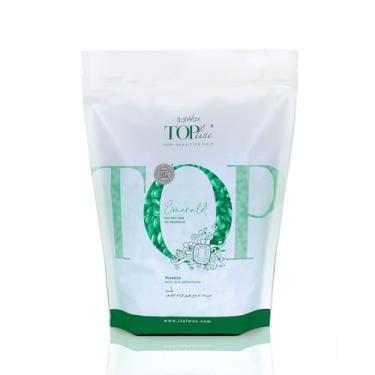 Imagem de Italwax Top Line Emerald - 750G / 1,65Lb Cera Dura Em Gotas Para Depilação Sem Perfume Fórmula Sintética Ideal Peles Sensíveis Recomendado A Área Do Biquíni E Axilas