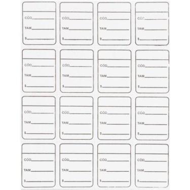 Imagem de Etiqueta para Marcação TAG 30X38MM Cartão Branca PCT com 1000 - Fitacr