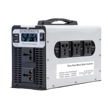 Imagem de Inversor de potência, 3000W DC 12V/24V/48V/60V/72V CARREGADOR DE OUNDO SINO PURO CHARGER DC DC SAPAT CA 110V/220V/230V Baixa frequência Conversor de inversor de energia solar,72V to 110V