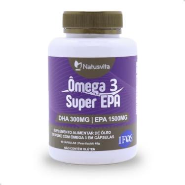 Imagem de Ômega 3 SUPER EPA 1.500mg. Selo IFOS. 60 cápsulas