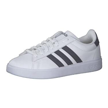 Imagem de adidas Tênis baixo masculino que não é futebol, Ftwr White Core Preto Ftwr Branco, 42