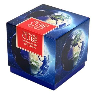 Imagem de Quebra-cabeça Cubo Robert Frederick 100 peças - Sistema Solar Terra, Variado, 29,7 x 21 x 4 cm