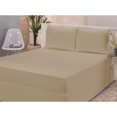 Imagem de Capa Protetor Colchão Box Queen 198 x 158 x 35 Impermeável c/ Elástico