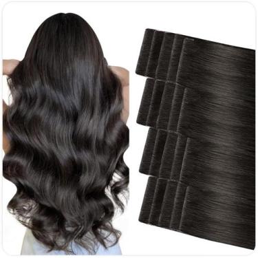 Imagem de Extensões de cabelo SUYYA Invisible Tape Human Hair 40g 20 unidades