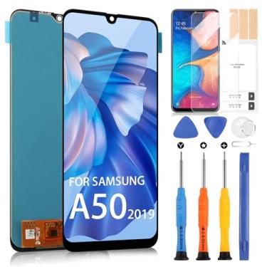 Imagem de Substituição de tela LCD para Samsung Galaxy A50 2019 Display SM-A505 A505G/DS A505FDS para Samsung A50S A507 16.3 cm Display LCD Touch Screen Digitalizador de Vidro Montagem com Kits de Reparo