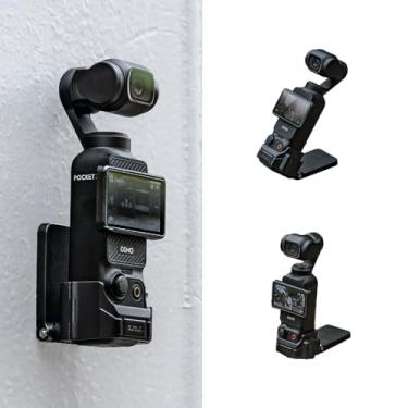 Imagem de SUREWO Suporte magnético para DJI Osmo Pocket 3, bolso atualizado, 3, suporte magnético para câmera, adaptador de expansão, suporte compatível com acessórios DJI Osmo Pocket 3