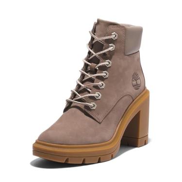 Imagem de Timberland Bota feminina Allington Heights de 15 cm, Cinza-acinzentado, 41