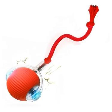 Imagem de Brinquedo Interativo para Gato Bolinha Automática com Cordão - VilelaG