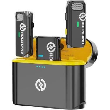 Imagem de Microfone Lapela Sem Fio Hollyland Lark M1 Anti Ruído Com Dois Adaptad