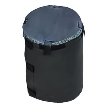 Imagem de Compressor de ar condicionado autoadesivo envoltório à prova de som, cobertor de redução de ruído acústico de 64 x 28 cm para unidades CA portáteis e fixas de 1-1,5P, cobertura silenciosa de 5-7 dB