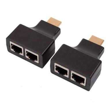 Imagem de Extensor Hdmi Via Cabo De Rede Rj45 Cat5e/6 1080p 3d 30m XTRAD