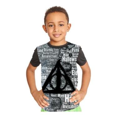 Imagem de Camiseta Infantil Harry Potter Relíquias Da Morte Ref:389 - smoke, Pre