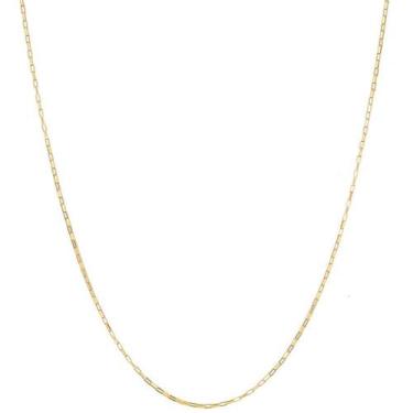 Imagem de Cordão Cordão Cadeado Masculino 80cm De Ouro 18k 750 Maciça - DG Prese