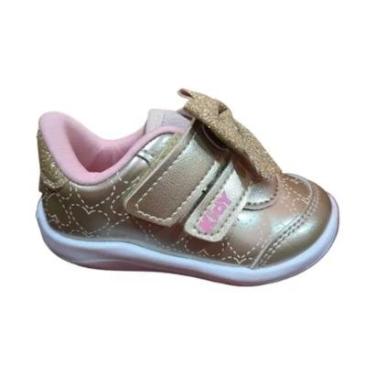 Imagem de Tênis Casual Infantil Menina Kidy Dourado-Feminino